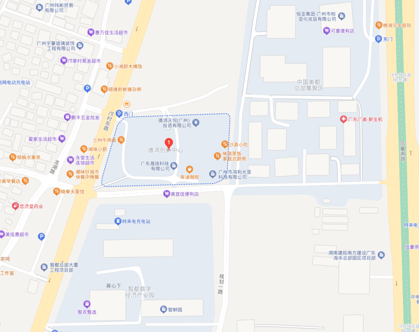 公司地址位置图